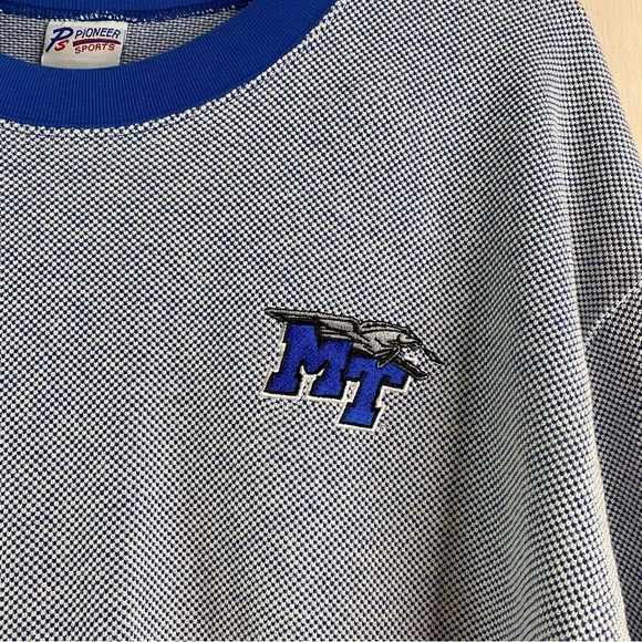Pioneer Sports Middle Tennessee State University MTSU Heavy Pullover Shirt XL - Picture 4 of 7